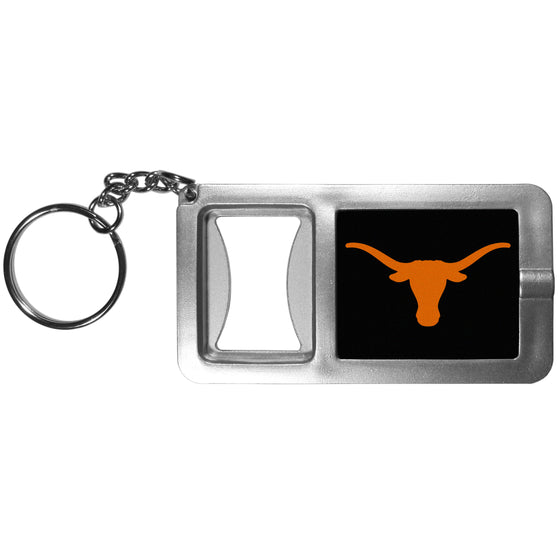 Texas Longhorns Flashlight Key Chain with Bottle Opener