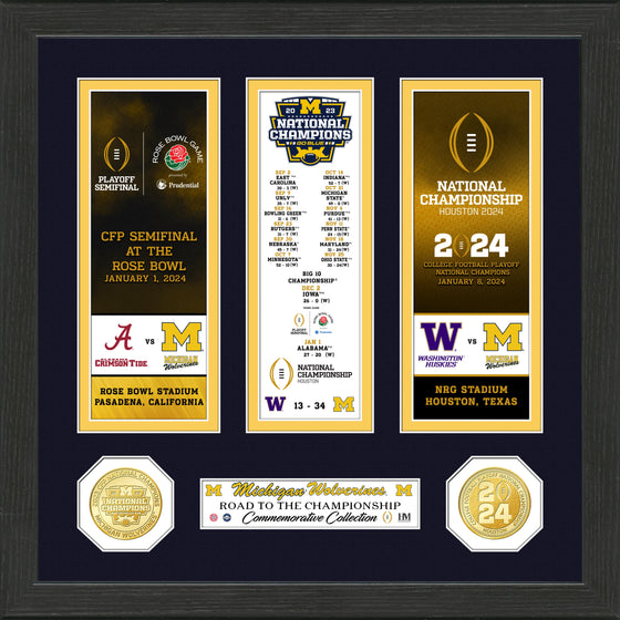 Wolverines Road to the 2023 CFP Championship Bronze Coin Photo Mint