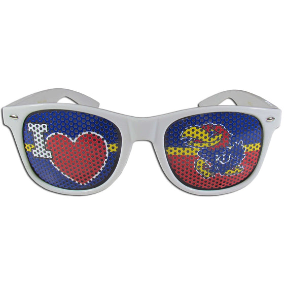 Kansas Jayhawks I Heart Game Day Shades