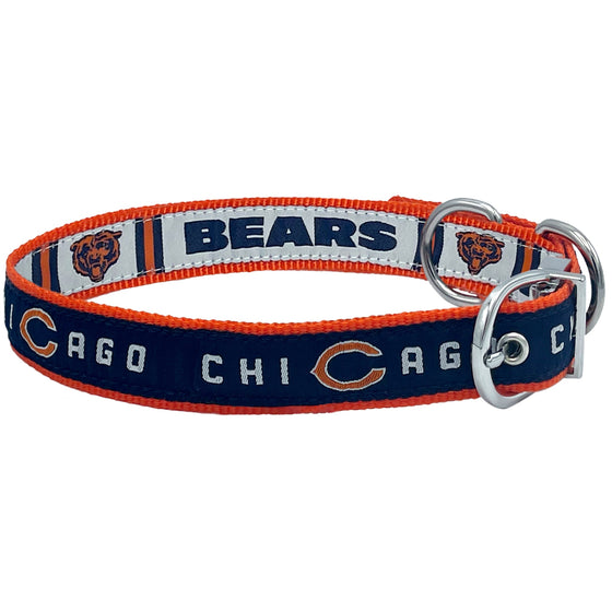 Chicago Bears Reversible Collar Pets First