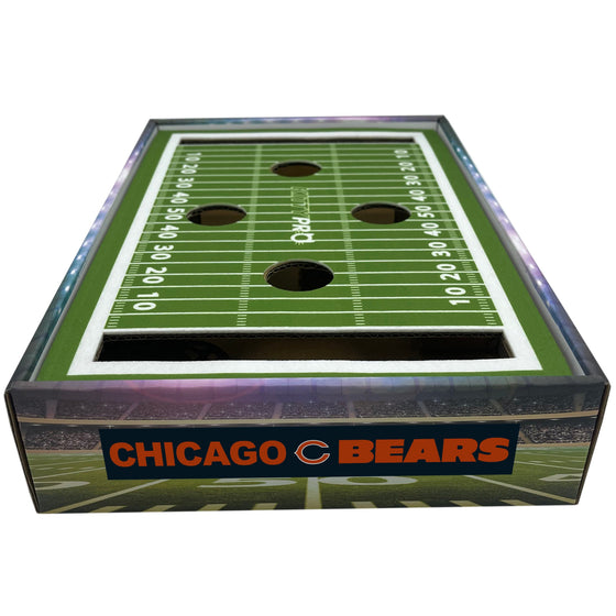 Chicago Bears Stadium Football Cat Scratcher Toy by Pets First