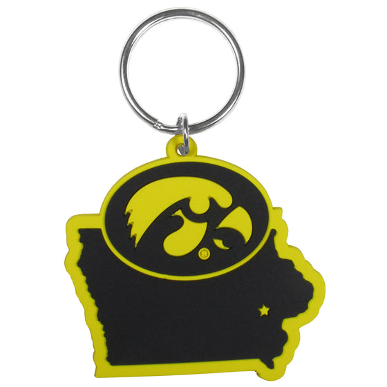 Iowa Hawkeyes Home State Flexi Key Chain