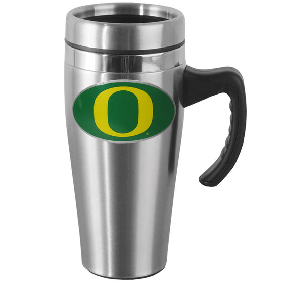 Oregon Ducks Steel Travel Mug w/Handle