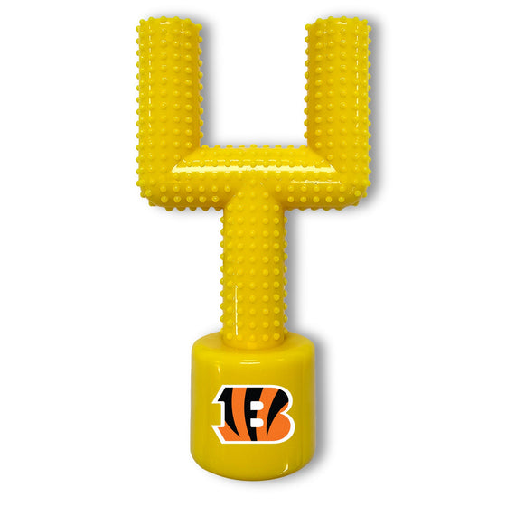 CINCINNATI BENGALS HARD NYLON GOAL POST CHEW TOY