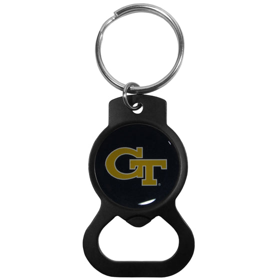 Georgia Tech Yellow Jackets Bottle Opener Key Chain, Black