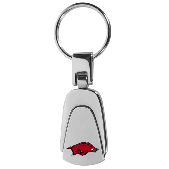 Arkansas Razorbacks Steel Teardop Key Chain