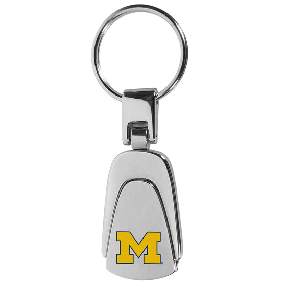 Michigan Wolverines Steel Teardop Key Chain