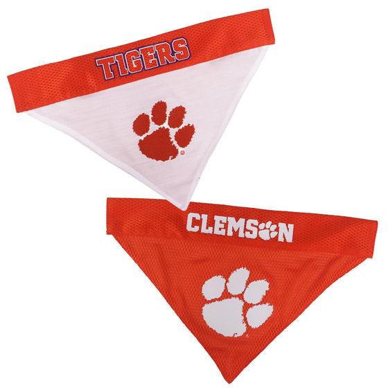 Clemson Tigers Reversible Bandana Pets First