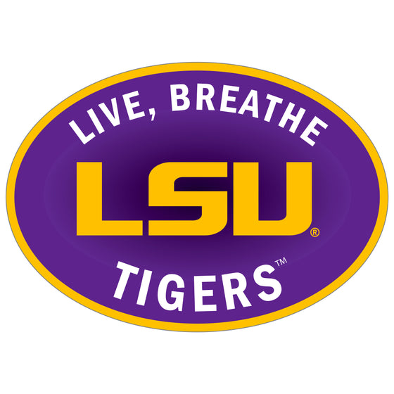 LSU Tigers Live-Breath Auto Decal