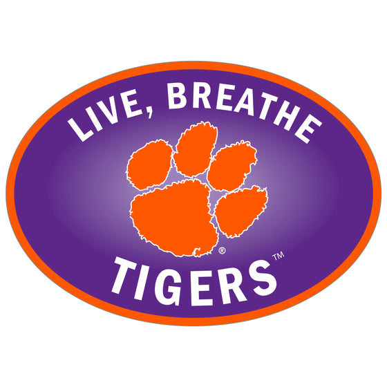 Clemson Tigers Live-Breath Auto Decal