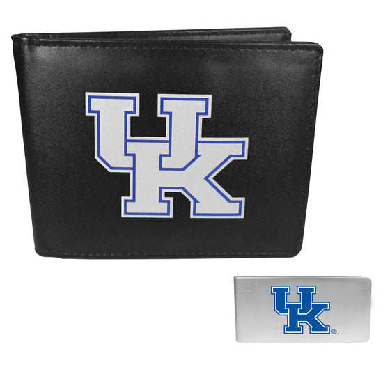 Kentucky Wildcats Leather Bi-fold Wallet & Money Clip