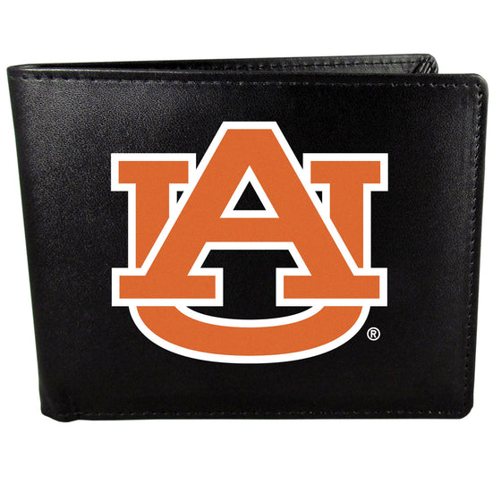 Auburn Tigers Leather Bi-fold Wallet, Large Logo