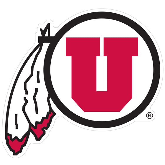 Utah Utes 8 inch Auto Decal