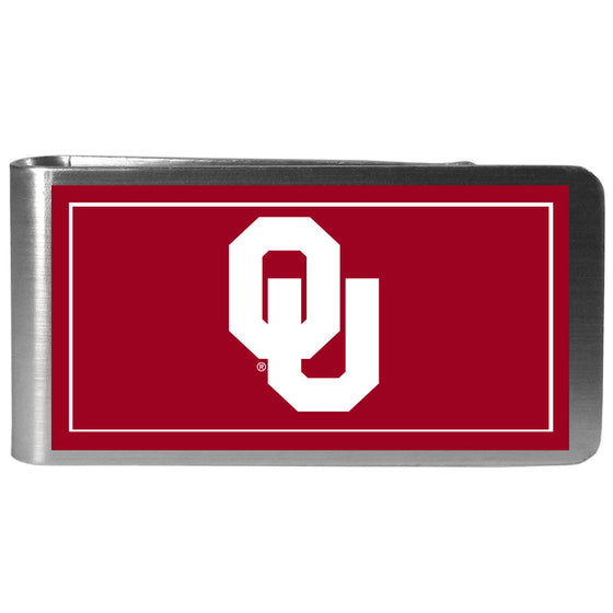 Oklahoma Sooners Steel Logo Money Clips