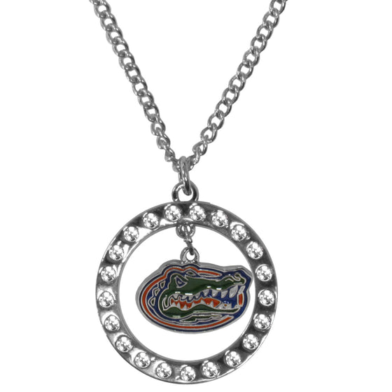 Florida Gators Rhinestone Hoop Necklaces