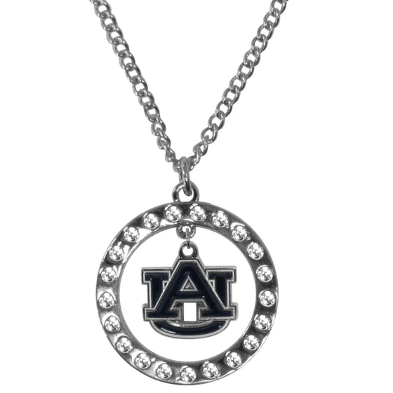 Auburn Tigers Rhinestone Hoop Necklaces