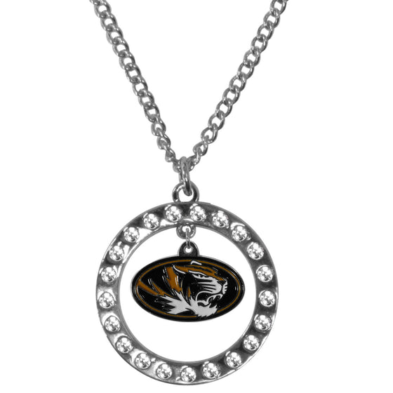 Missouri Tigers Rhinestone Hoop Necklaces