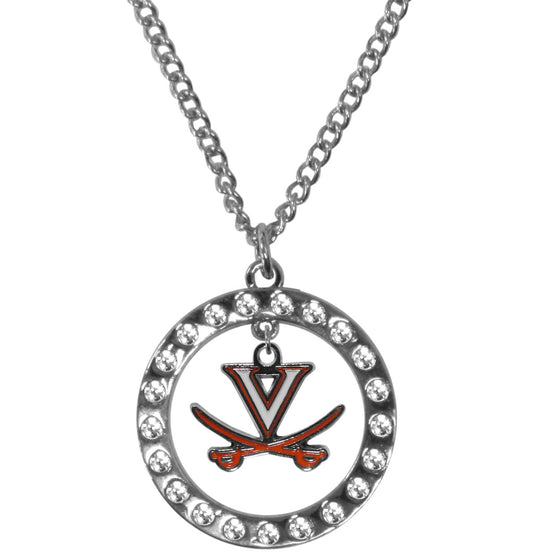 Virginia Cavaliers Rhinestone Hoop Necklaces