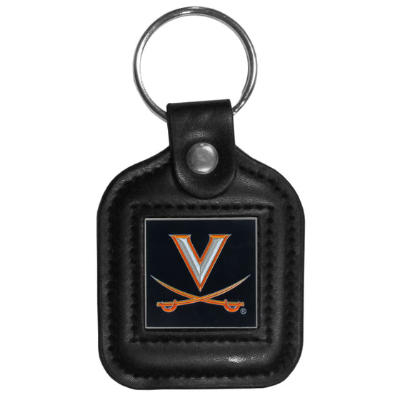 Virginia Cavaliers Square Leatherette Key Chain