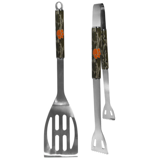 Clemson Tigers 2 pc BBQ Set w/Mossy Oak Camo