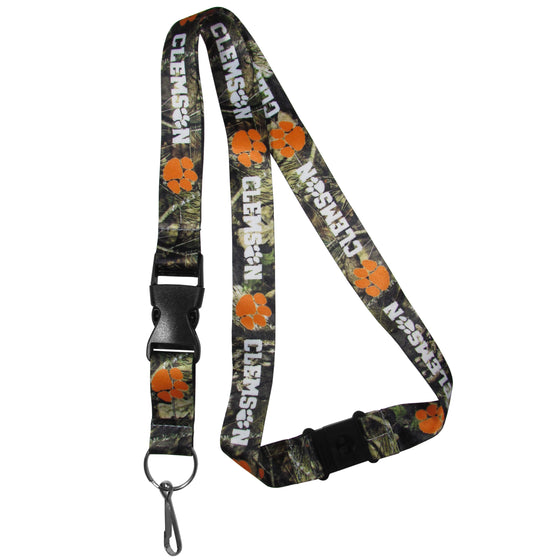 Clemson Tigers Lanyard, Mossy Oak Camo