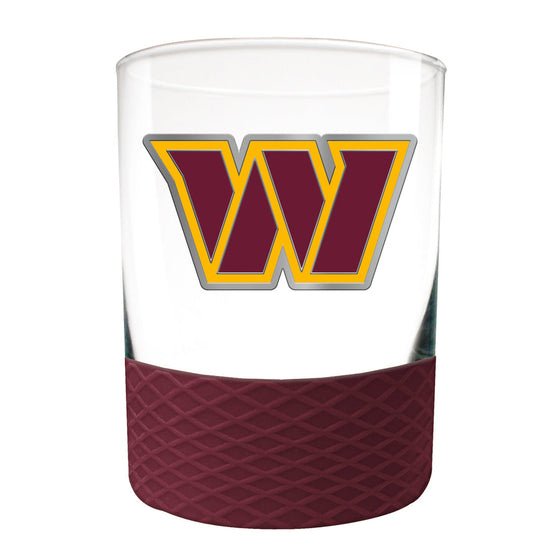 Washington Commanders 14 oz. COMMISSIONER Rocks Glass - 757 Sports Collectibles