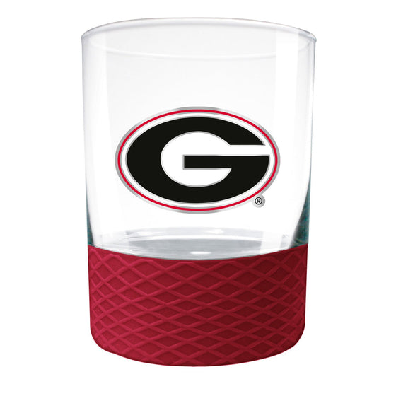 Georgia Bulldogs 14 oz. COMMISSIONER Rocks Glass - 757 Sports Collectibles