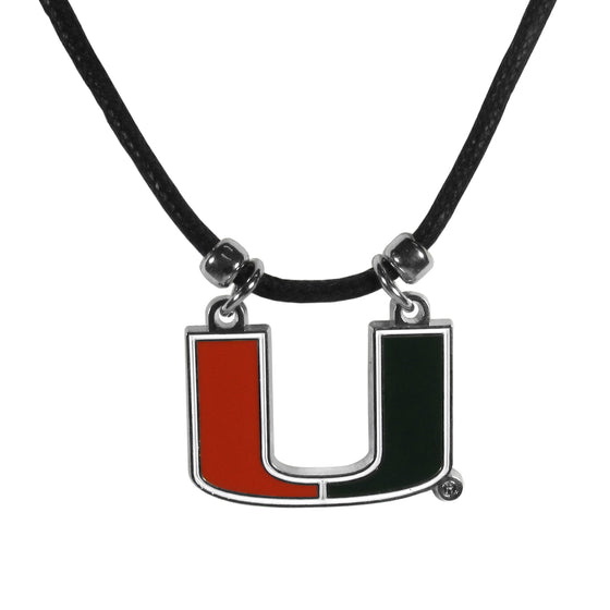 Miami Hurricanes Cord Necklace