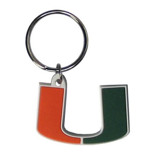 Miami Hurricanes Flex Key Chain