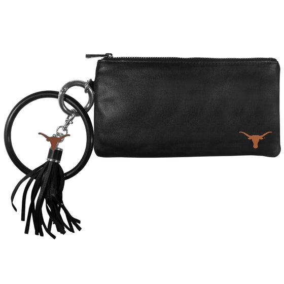 Texas Longhorns Leather Women's Bracelet Wallet