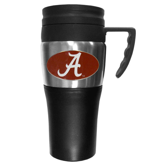 Alabama Crimson Tide Steel Travel Mug w/Handle