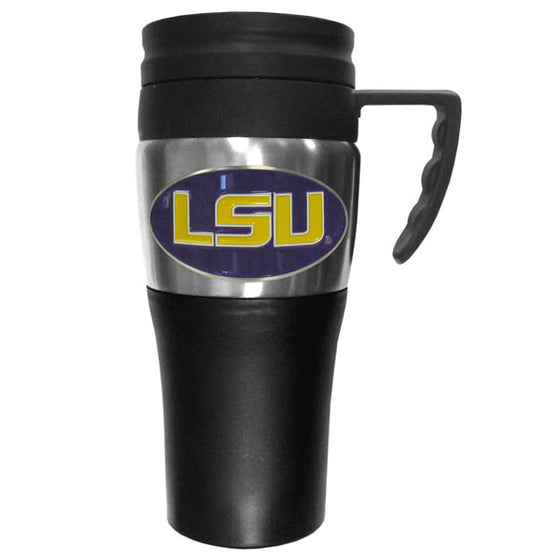 LSU Tigers Steel Travel Mug w/Handle