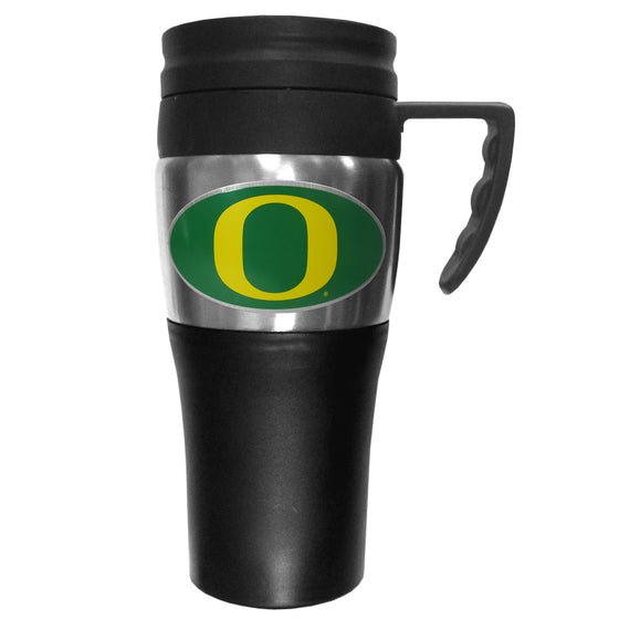 Oregon Ducks Steel Travel Mug w/Handle