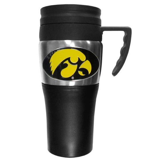 Iowa Hawkeyes Steel Travel Mug w/Handle