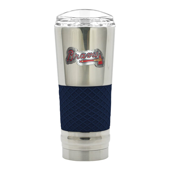 Atlanta Braves 24 oz. Chrome DRAFT Tumbler - 757 Sports Collectibles