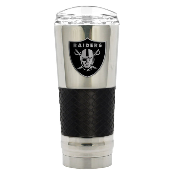 Las Vegas Raiders 24 oz. Chrome Stealth DRAFT Tumbler - 757 Sports Collectibles