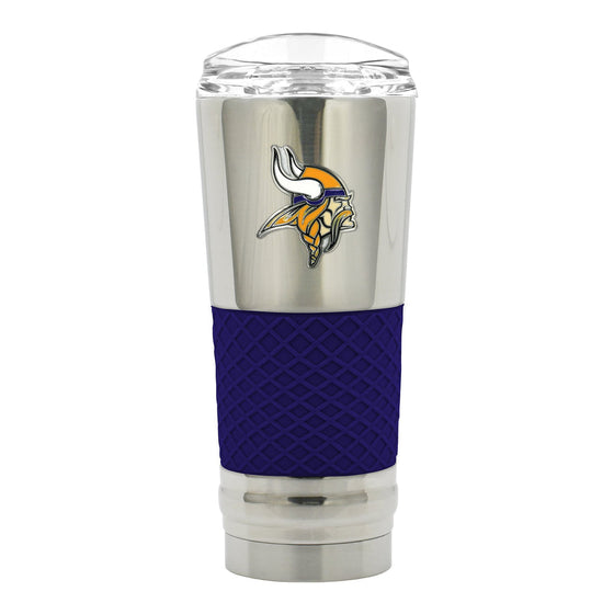 Minnesota Vikings 24 oz. Chrome DRAFT Tumbler- Purple Grip - 757 Sports Collectibles