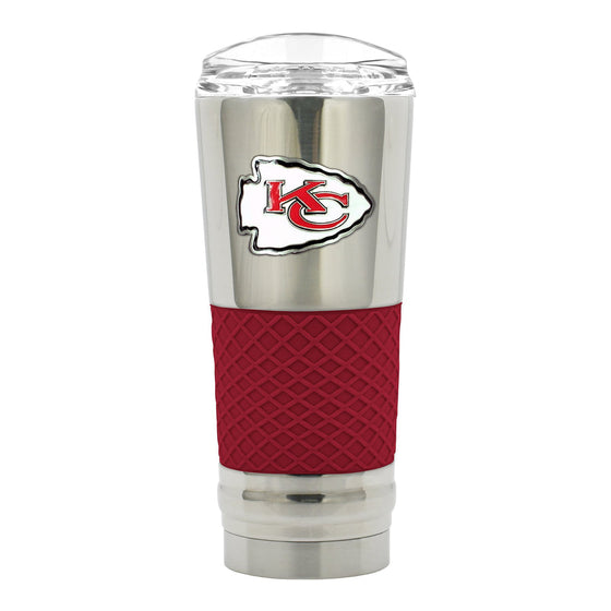 Kansas City Chiefs 24 oz. Chrome DRAFT Tumbler - 757 Sports Collectibles