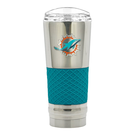 Miami Dolphins 24 oz. Chrome DRAFT Tumbler - 757 Sports Collectibles