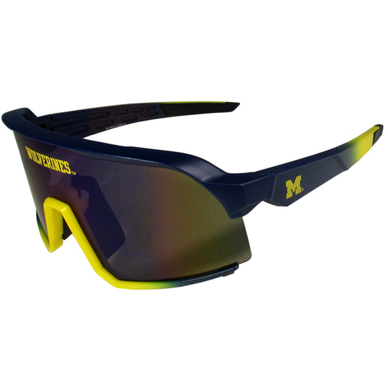 Michigan Wolverines Navigator Shield Sunglasses