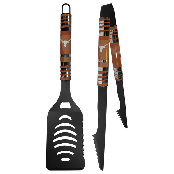 Texas Longhorns 2 pc Black Tailgate BBQ Set