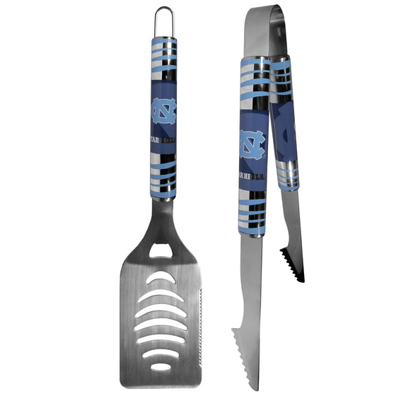 N. Carolina Tar Heels 2 pc Steel Tailgate BBQ Set