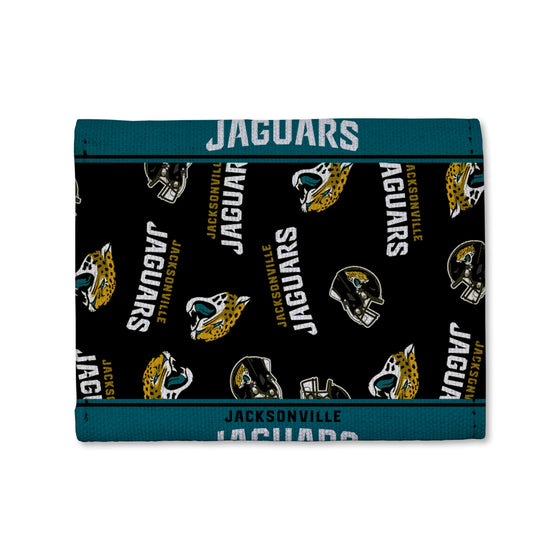 NFL Football Jacksonville Jaguars  Canvas Trifold Wallet - Great Accessory