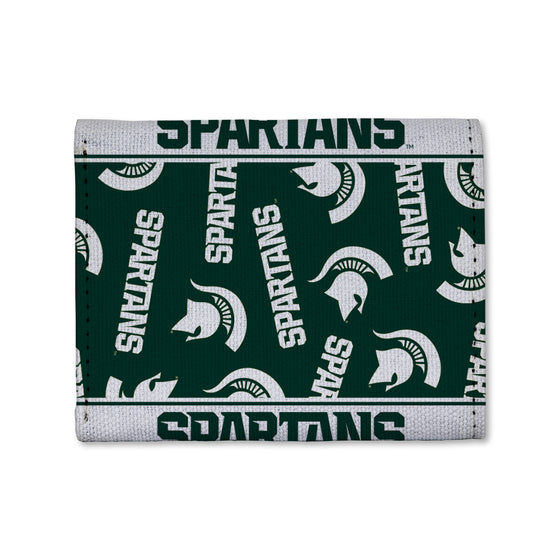 NCAA  Michigan State Spartans  Canvas Trifold Wallet - Great Accessory