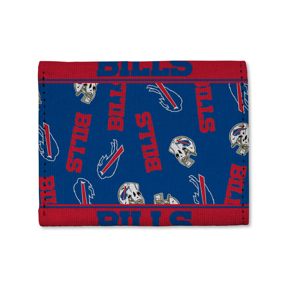 NFL Football Buffalo Bills  Canvas Trifold Wallet - Great Accessory