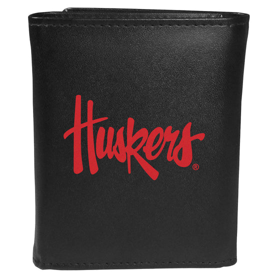 Nebraska Cornhuskers Tri-fold Wallet Large Logo