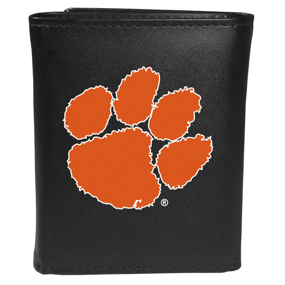 Clemson Tigers Tri-fold Wallet Large Logo