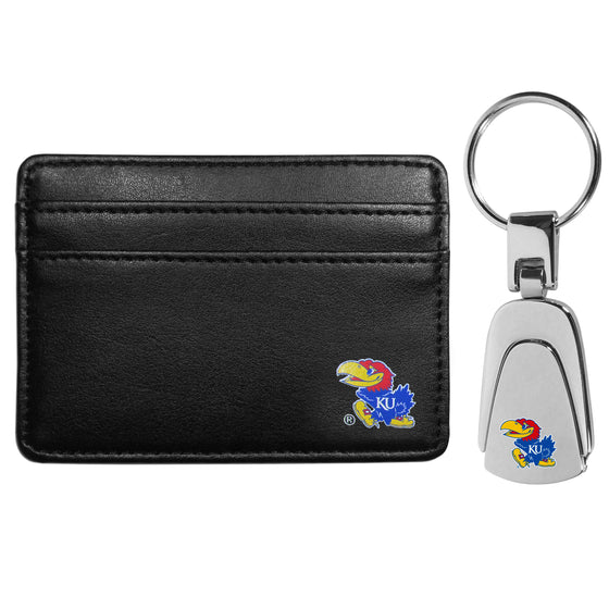 Kansas Jayhawks Weekend Wallet & Steel Key Chain