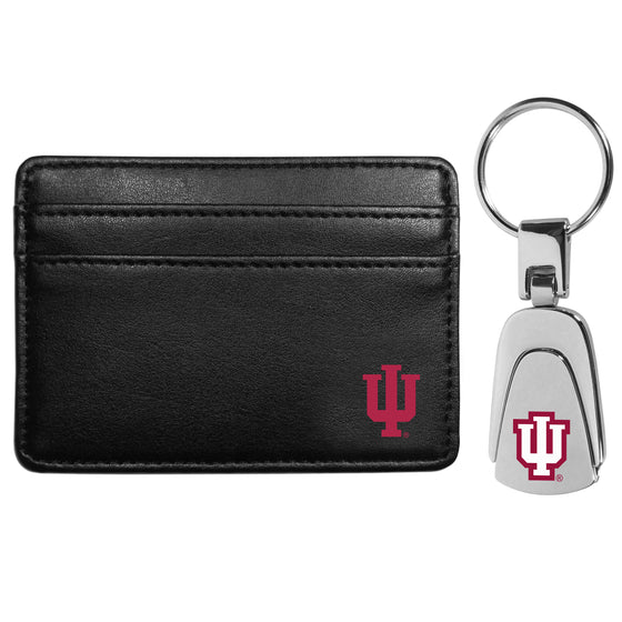 Indiana Hoosiers Weekend Wallet & Steel Key Chain