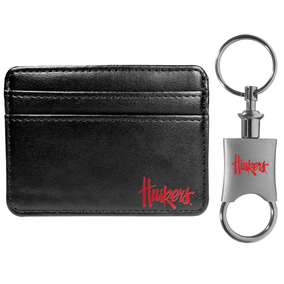 Nebraska Cornhuskers Weekend Wallet & Valet Key Chain